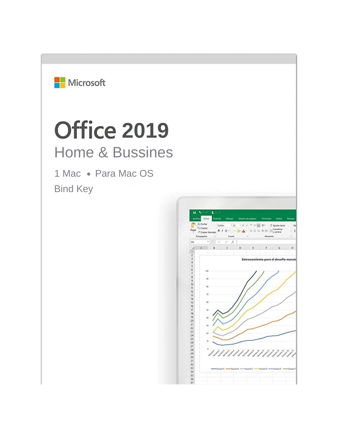 Office 2019 (Mac OS) Home & Bussines Permanente (Reinstalable)